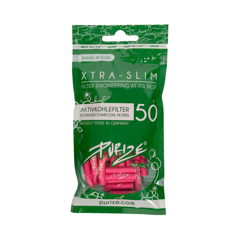 PURIZE AKTIVKOHLEFILTER EXTRA SLIM PINK