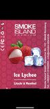 SMOKE ISLAND - E-Shisha, Geschmacksrichtung: Ice Lychee: 
